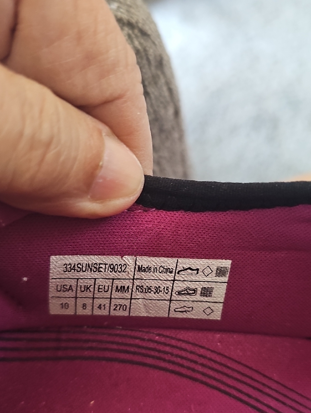 Vionic Black Mary Jane Sneakers with Pink Lining - Picture 5 of 5
